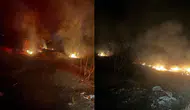Şuhut’ta korkutan yangın: Alevler büyümeden söndürüldü