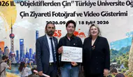 AKÜ öğrencisi Hakkı Oğuz Aktaş Çin temalı yarışmada üçüncü oldu