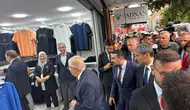 Bakan Yaşar Güler Afyon Sokaklarında! Esnaftan Yoğun İlgi!