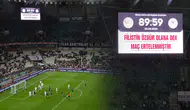Konyaspor-Filistin maçı neden 89.59’da bitti? Statta dikkat çeken an