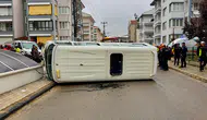 Afyon’da servis kazası korkuttu! Olay yerinden ilk görüntüler geldi... Çoğunluğu çocuk 16 kişi hastaneye kaldırıldı!