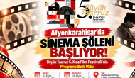 Afyon'da perde açılıyor! Büyük Taarruz 5. Kısa Film Festivali programı belli oldu