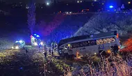Gece yarısı çok feci kaza! Yolcu otobüsü şarampole uçtu