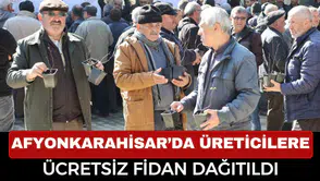 Afyonkarahisar’da Üreticilere Ücretsiz Kuşburnu Fidanı Dağıtıldı
