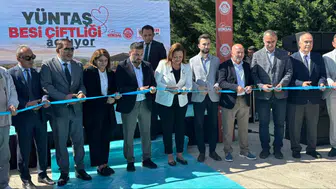 Afyonkarahisar'da YÜNTAŞ Besi Çiftliği hizmete açıldı