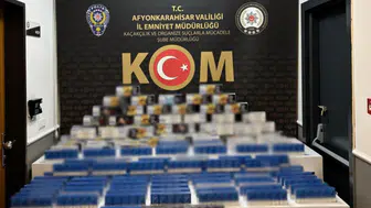 Dinar’da başarılı operasyon: Bin paket kaçak sigara ve binlerce makaron ele geçirildi