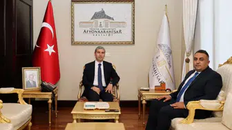 Afyonkarahisar İl Göç İdaresi Müdürü Yılmaz’dan Vali Aktaş’a ilk ziyaret