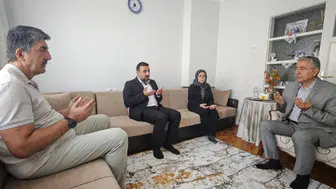 Başkan Kavak’tan şehit polis Topatan’ın ailesine başsağlığı ziyareti