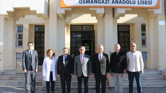 Müdür Altınkaynak’tan Osmangazi Anadolu Lisesi’ne ziyaret