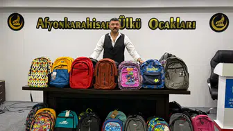 Afyon Ülkü Ocakları’ndan Eğitime Tam Destek! 104 Öğrenciye Dev Destek