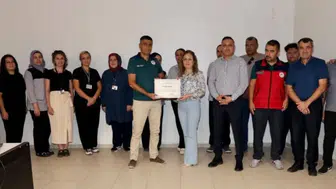 Dinar Devlet Hastanesi’nde su tasarrufu eğitimi: 43 personele bilgilendirme yapıldı