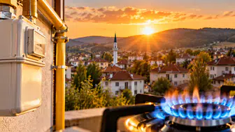 Sülün’de doğal gaz dönemi başladı: Servis kutusu bağlanan haneler kullanıma geçti