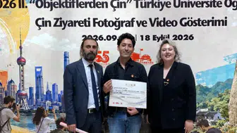 AKÜ öğrencisi Hakkı Oğuz Aktaş Çin temalı yarışmada üçüncü oldu