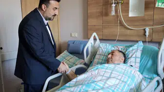 Başkan Kavak’tan Başkan Mısırlıoğlu’na geçmiş olsun ziyareti