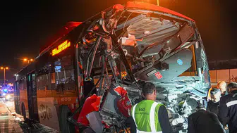 Ankara’da otobüs kazası yaralılar var