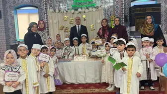 Afyonkarahisar’da miniklere Bed-i Besmele töreni düzenlendi