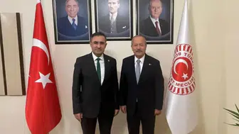 Milletvekili Arslan’dan Milletvekili Taytak’a yeni görevi için tebrik ziyareti