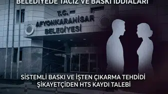 Afyonkarahisar'da Belediyeyi Karıştıran İddia! Kadın Personel Birim Amirinden Şikayetçi Oldu...