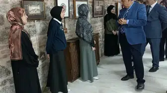 Afyonkarahisar’da hafızlık öğrencilerinden sanat sergisi
