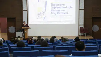 AFSÜ öğrencilerine Erasmus+ stajı için yol haritası anlatıldı