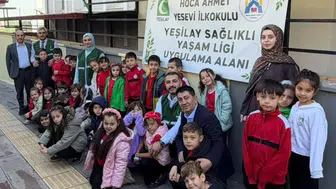 Afyon’da minik öğrencilerden sağlıklı gelecek için anlamlı adım