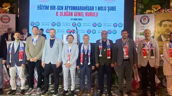 Eğitim-Bir-Sen Afyonkarahisar’da Mustafa Arslan’ın ekibi belli oldu
