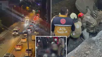 İstanbul’da Yol Çöktü! Göçük Altında Kalan İşçi Hayatını Kaybetti