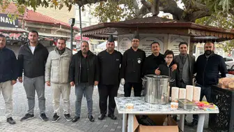 Bolvadinli gençler sabah namazında buluştu