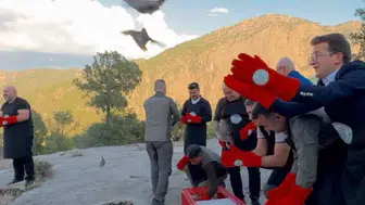 Şuhut’ta yetiştirilen 200 çil keklik yeniden doğayla buluştu