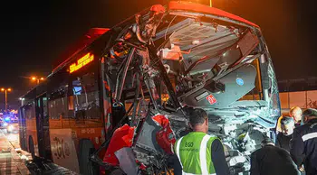 Ankara’da otobüs kazası yaralılar var