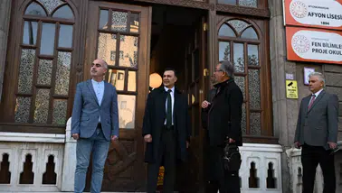 Afyonkarahisar Emniyet Müdürü Demirtola’dan Afyon Lisesi’nde güvenlik incelemesi