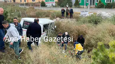 Afyonkarahisar’da işçi servisi kazası 10 yaralı
