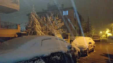 Afyonkarahisar’da Kar Yağışı Etkili Oldu