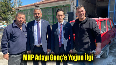 MHP Adayı Genç'e Yoğun İlgi