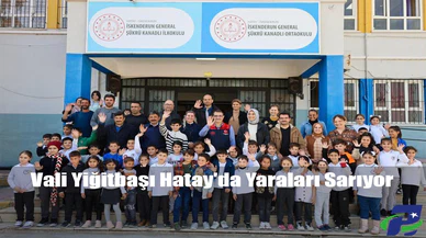 Vali Yiğitbaşı Hatay'da Yaraları Sarıyor