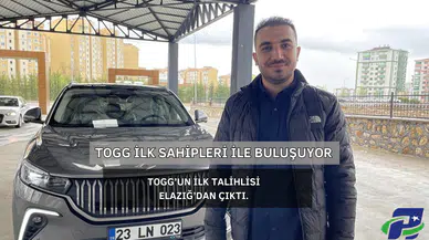 TOGG'dan İlk Teslimat Elazığ'a