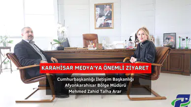 Müdür Arar’dan Karahisar Medya’ya Ziyaret