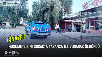 Husumetlisini Sokakta Tabanca İle Vurarak Öldürdü