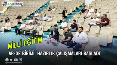 AR- GE Hazırlık Çalışmaları Başladı