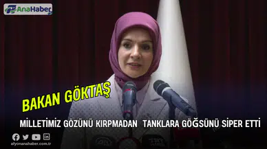 Bakan Göktaş, 15 Temmuz Programına Katıldı