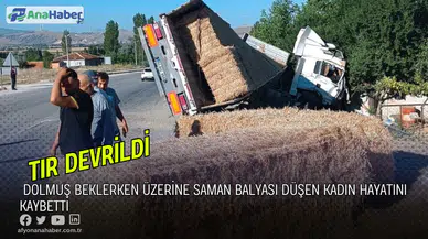 Üzerine Saman Balyası Düşen Kadın Hayatını Kaybetti
