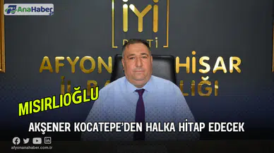 Akşener Kocatepe’den Halka Hitap Edecek