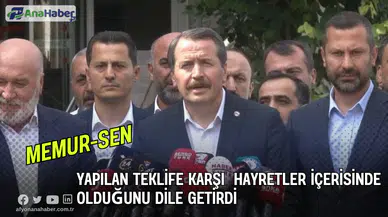 Memur-Sen Genel Başkanı Açıklama Yaptı