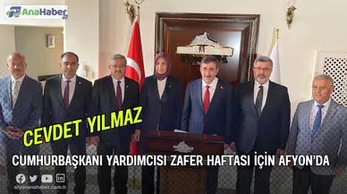 Cumhurbaşkanı Yardımcısı Zafer Haftası İçin Afyon’da