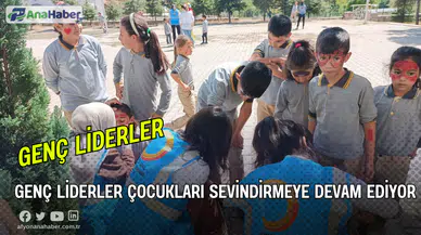 Genç Liderler Çocukları Sevindirmeye Devam Ediyor