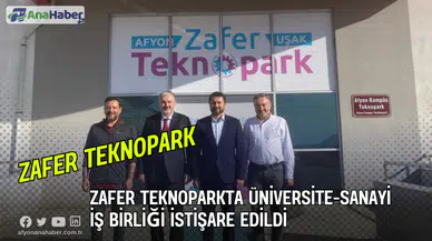 Zafer Teknoparkta Üniversite-Sanayi İş Birliği İstişare Edildi
