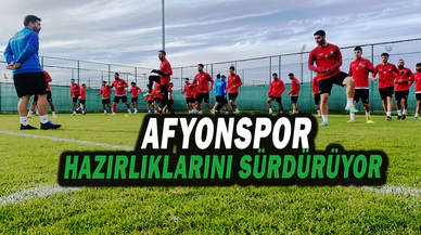 Afyonspor, Karacabey Belediye Spor Maçı Hazırlıklarını Sürdürüyor