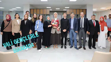 VALİ YİĞİTBAŞI, GENÇLERLE TECRÜBELERİNİ PAYLAŞTI