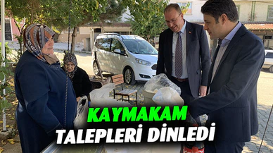 Kaymakam Çengel, talepleri dinledi