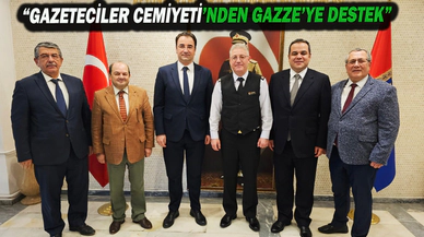 Gazeteciler Cemiyeti’nden Gazze’ye Destek